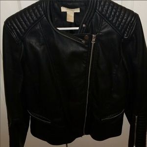 H&M leather jacket